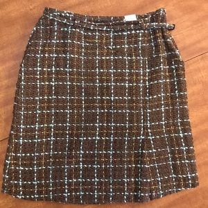 goodclothes Plaid  Belted Skirt